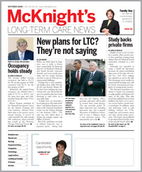 October 2008 29 10 Issue of McKnight's Long Term Care News