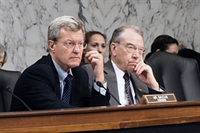 Sen. Max Baucus (D-MT) (left) and Sen. Charles Grassley (R-IA)
