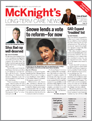 November 2009 Issue of McKnight's Long Term Care News