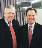 Larry Minnix (left) and Mark McClellan