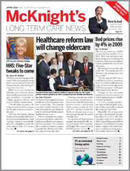 April 2010 Issue of McKnight's Long Term Care News