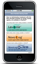 New iPhone app reveals residents' insulin needs