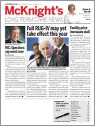 November 2010 Issue of McKnight's Long Term Care News