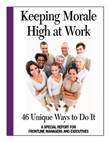 Book helps managers improve staff morale Book helps managers improve staff morale