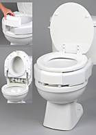 Elevated toilet helps residents with mobility limitations Elevated toilet helps residents with mobility limitations