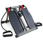 Low-impact seated stepper minimizes swelling Low-impact seated stepper minimizes swelling