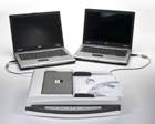 New scanner can be shared by two computers New scanner can be shared by two computers