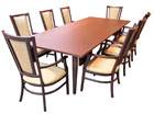 Large table helps create intimate settings Large table helps create intimate settings