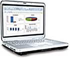 CareVoyant's touch screen allows bedside charting CareVoyant's touch screen allows bedside charting
