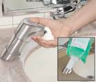 Chrome finish now available for dispenser Chrome finish now available for dispenser