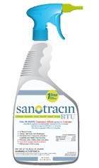 Sanotracin RTU can kill C. difficile bacteria in three minutes Sanotracin RTU can kill C. difficile bacteria in three minutes