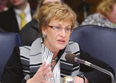 A dispute between Blue Cross/Blue Shield and transport companies has Sen. Kathy Sheran in action. A dispute between Blue Cross/Blue Shield and transport companies has Sen. Kathy Sheran in action.
