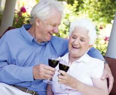 A few drinks a day helps keep dementia away, a new study suggests. A few drinks a day helps keep dementia away, a new study suggests.