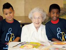 Connecting kids with seniors Connecting kids with seniors
