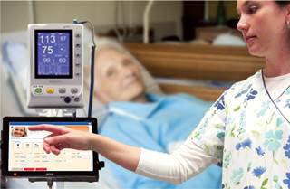 Point-of-care software can make residents’ care plans available to caregivers anytime and anywhere. Point-of-care software can make residents’ care plans available to caregivers anytime and anywhere.