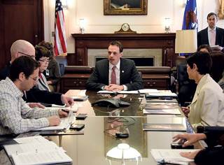 The Attorney General’s Benjamin Mizer (center): The goal is to resolve problems with extremely troubled facilities in a “coordinated and timely manner.” The Attorney General’s Benjamin Mizer (center): The goal is to resolve problems with extremely troubled facilities in a “coordinated and timely manner.”