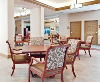 Furnishings in high-use areas should have proper coatings and materials to avoid a need for early replacement. Furnishings in high-use areas should have proper coatings and materials to avoid a need for early replacement.