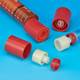 Tamper-evident cap released Tamper-evident cap released