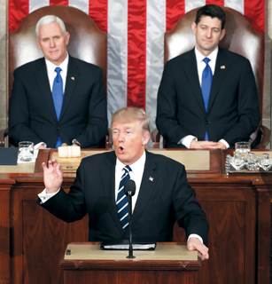 Analysts predicted President Trump would hammer at the regulatory burden businesses face in his first State of the Union address at the end of January. Analysts predicted President Trump would hammer at the regulatory burden businesses face in his first State of the Union address at the end of January.
