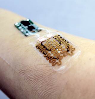 Bandages include microprocessors that read data from a sensor. Bandages include microprocessors that read data from a sensor.