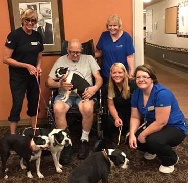 Nurses step in to save resident's dogs from euthanasia